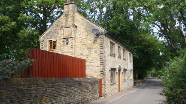 St Matthew's Churchyard, Lightcliffe, and Till Carr Cottage